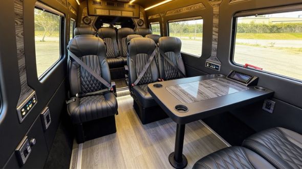 murrieta 12 passenger sprinter van interior