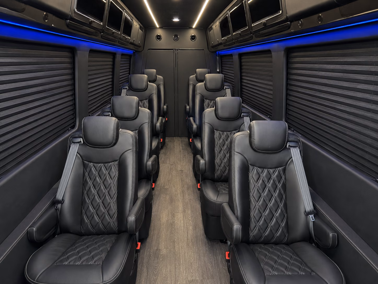 murrieta 18 passenger sprinter van inside